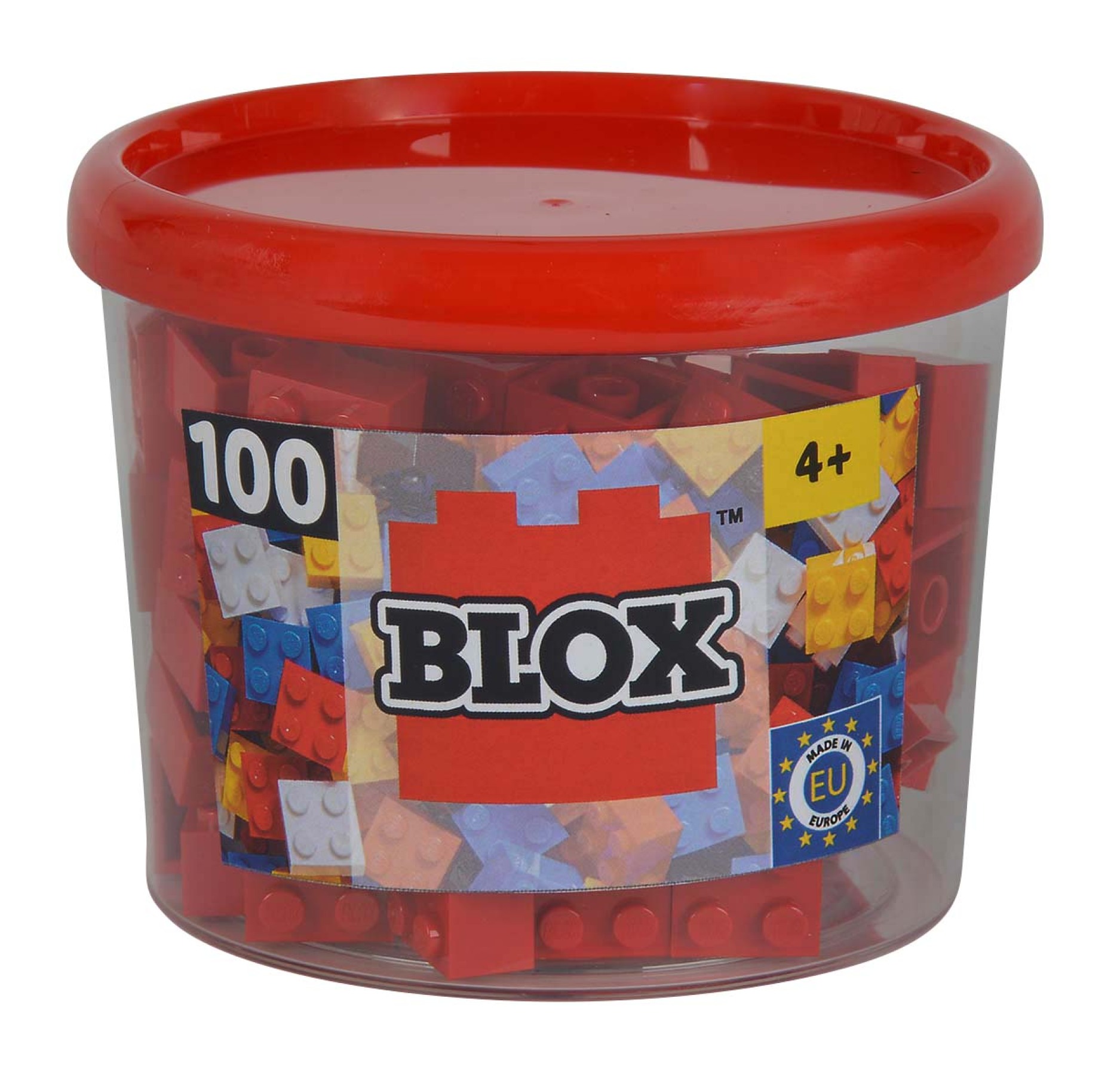 Blox 100 rot 4er Steine