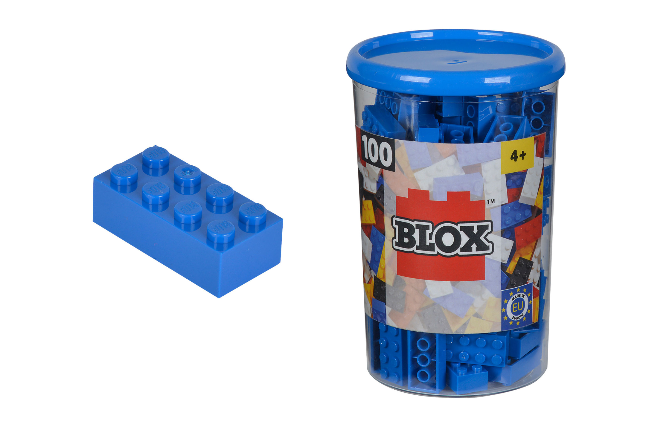 Blox 100 blaue Steine in Dose