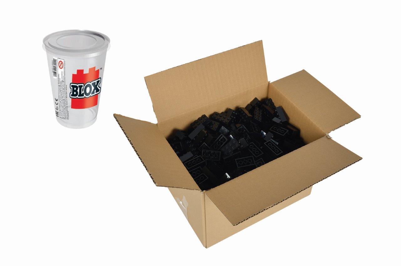 Blox 500 schwarze 8er Steine Karton