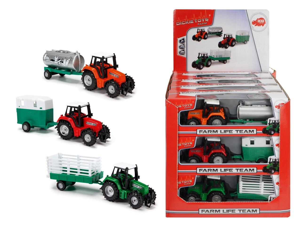 Farm Set Traktor mit Anhänger 3fs