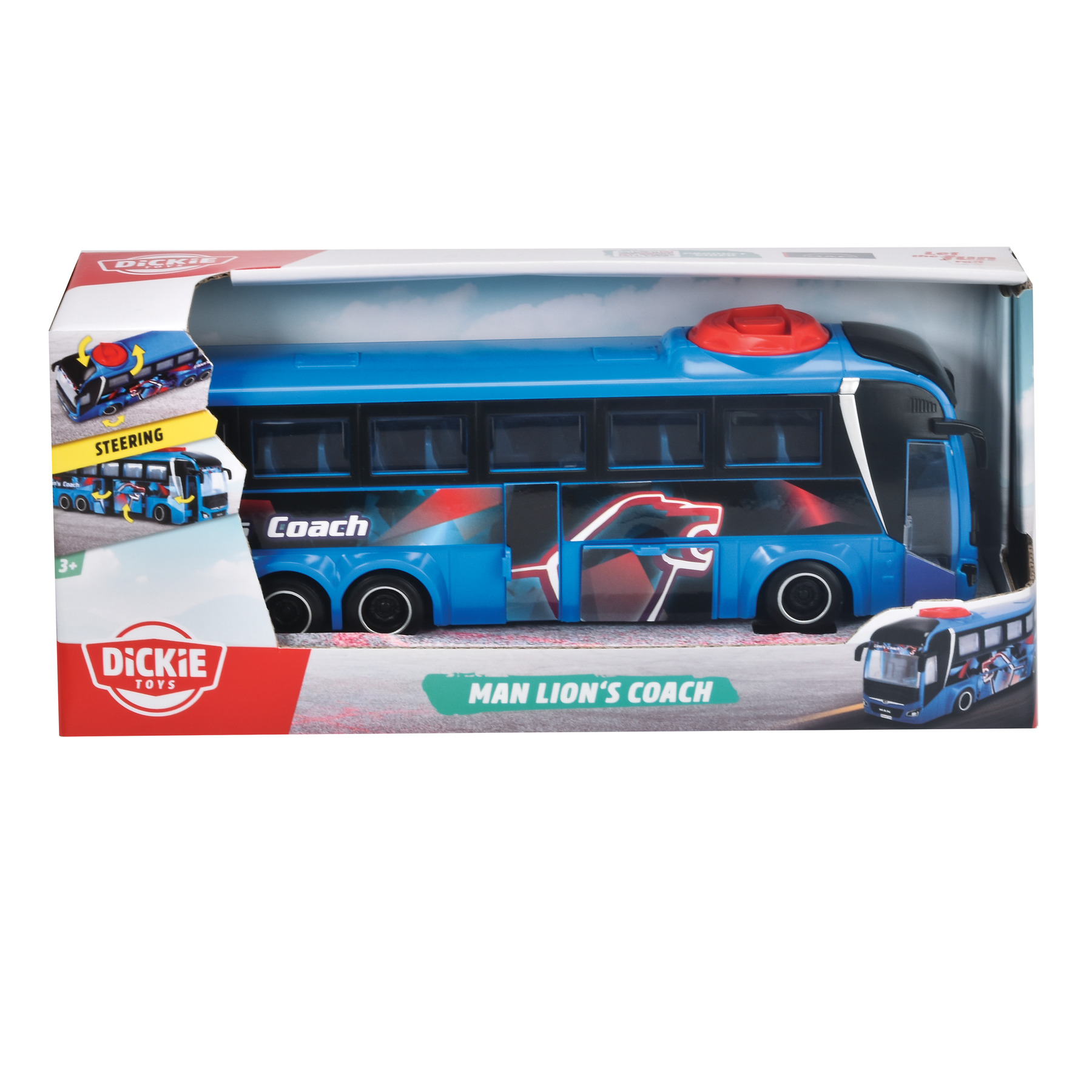 Dickie Toys - Spielzeug-Bus Man (blau)