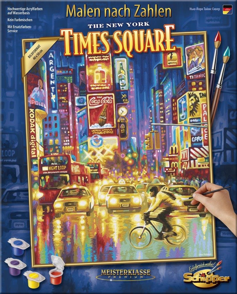 Malen nach Zahlen - New York Times Square