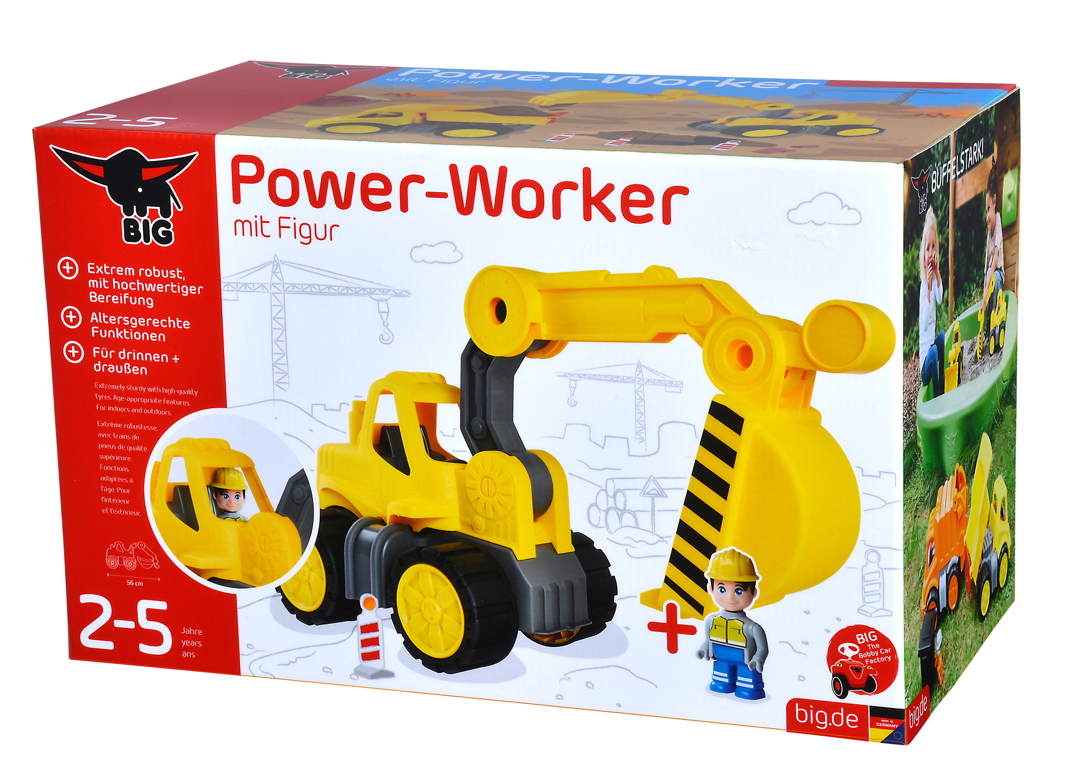 big power worker bagger + figur