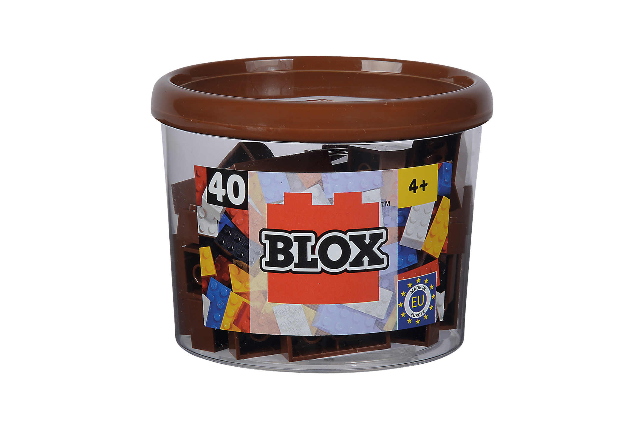 Blox 40 braune 8er Steine