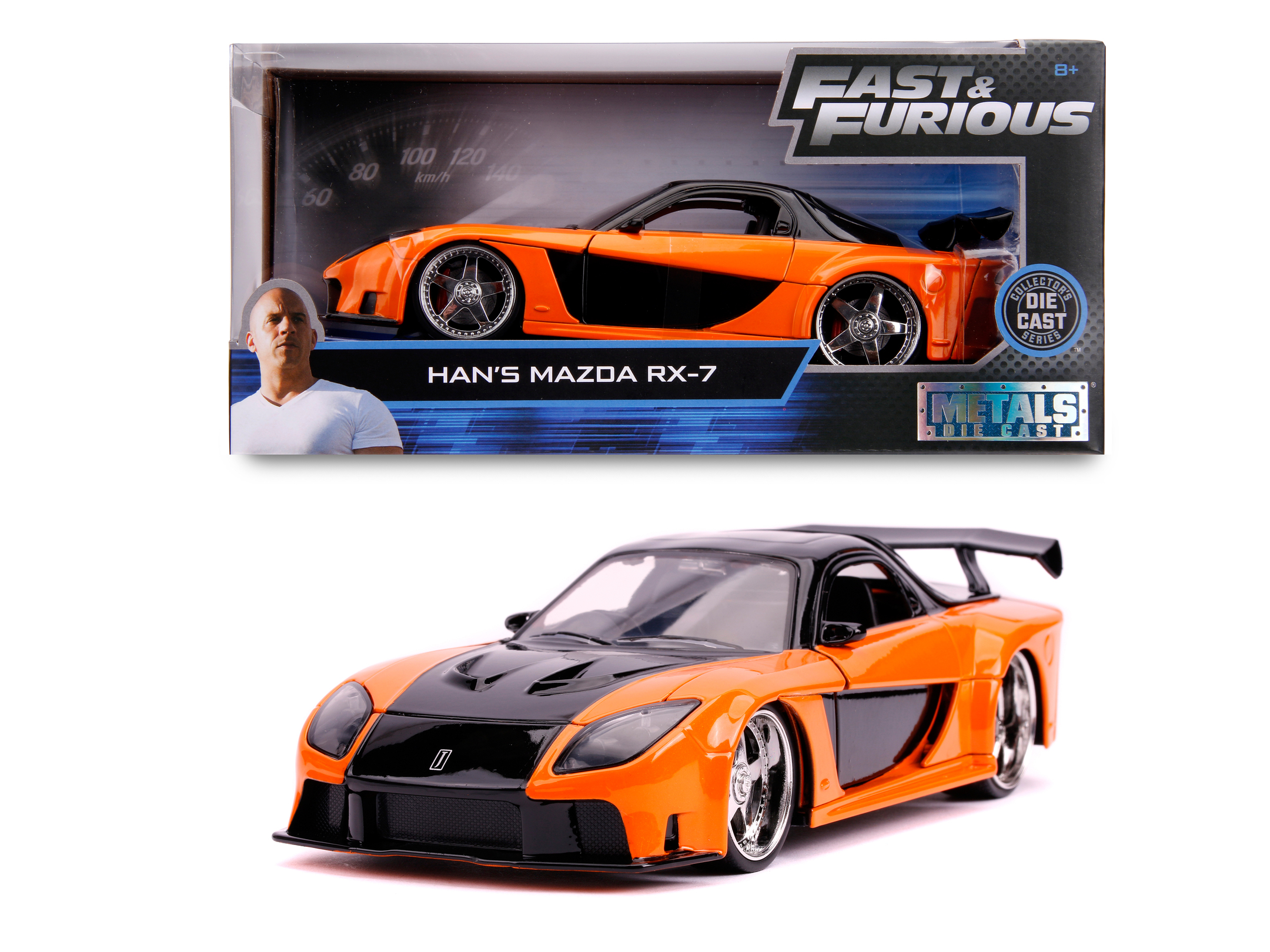 Fast & Furious Hans Mazda RX-7 1:24
